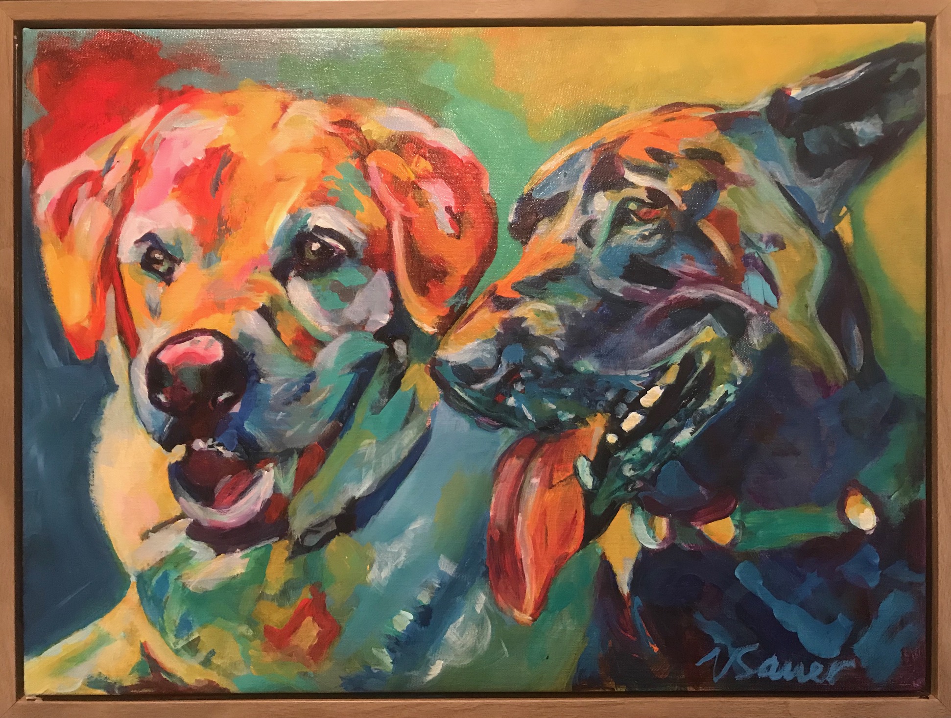 Butters & Abby 18"x24"